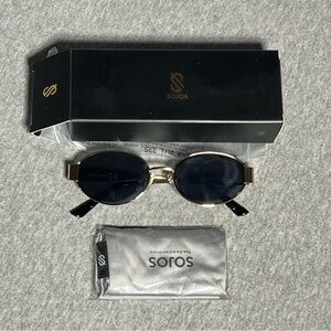 Oval Sunglasses Unisex Shades UV400 Protection Sojos
